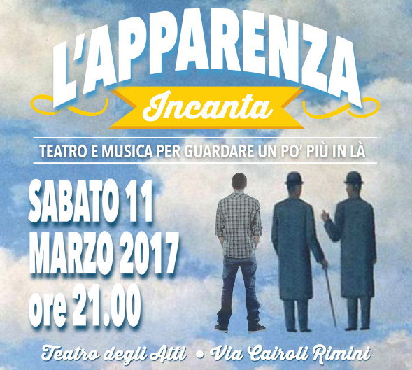 L'Apparenza Incanta - 11 marzo, Teatro degli Atti