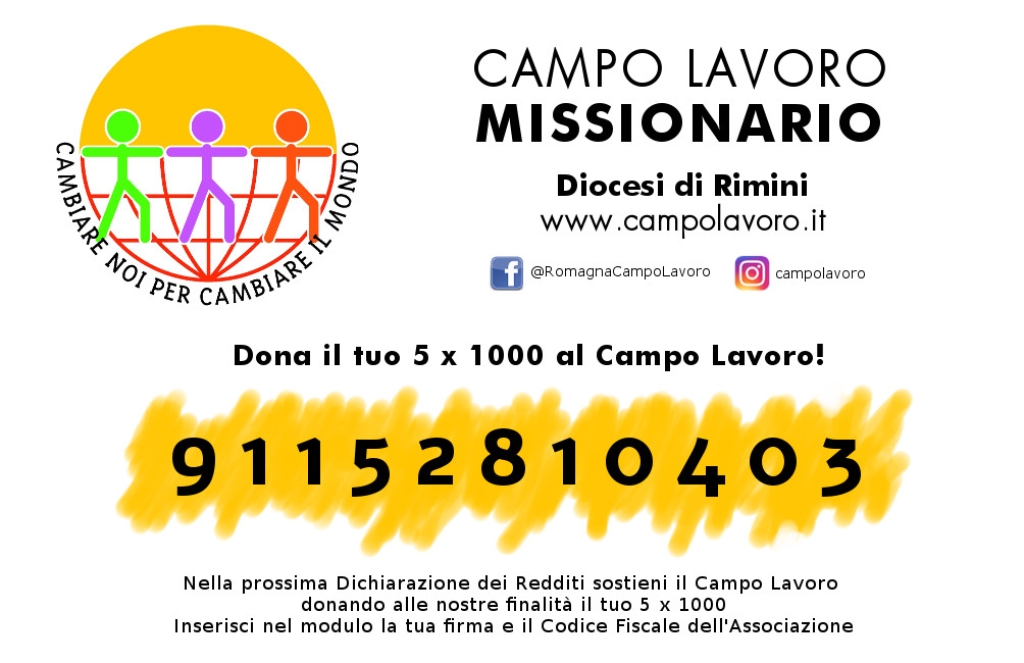 Il tuo 5x1000 al Campo Lavoro